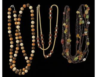 Vintage MultiStrand Beaded Necklace Collection
