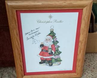 Autographed Christopher Radko Picture!