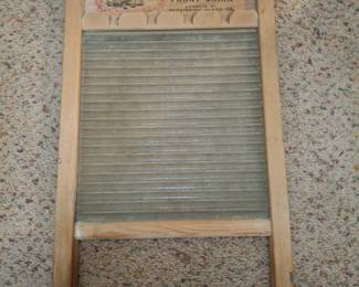 Old Glass Washboard!