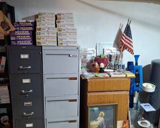 More Puzzles and 2 Metal Filing Cabinets!