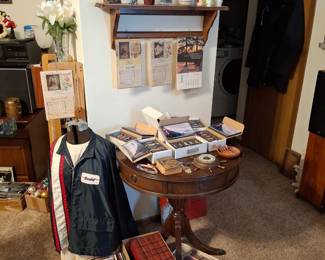 Budd Company Jacket, Old Complete Calendars, WWII Book Collection and Rare 30 Years of Champions Nascar Hotwheels!