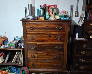 Highboy Dresser! Very Solid!