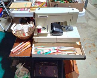 Kenmore Sewing Machine and More Sewing Supplies!