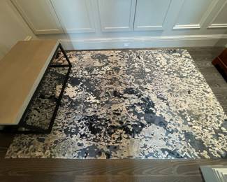 Rug and table