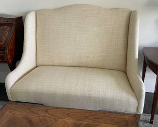 Tall loveseat chair