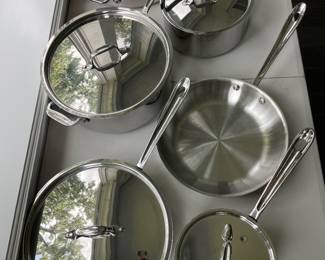 All-clad pots and pans 
