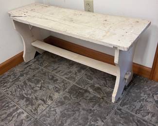 Farmhouse bench
