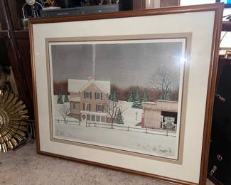 Local artist, Howie Stiff - signed 47/500,  professionally matted and framed.