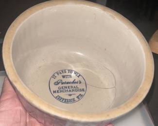 “It pays to mix with PURNCKERS” General Merchandiser - Jefferson WI 7” Sponge bowl