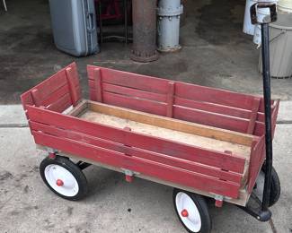 Radio Flyer Town & Country Wagon w/ sided panels.