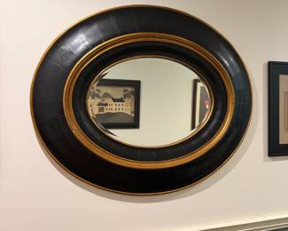 F61 - $50. Oval Wall Mirror. Measures 44" x 36".