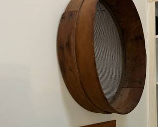 F46 - $50. Antique Bentwood Sifter.