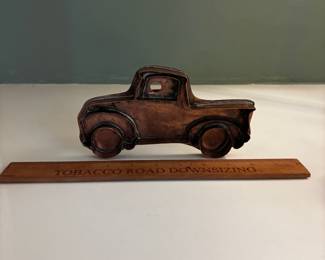 F95 - $85. Michael Bonne Copper Large Truck Cookie Cutter.