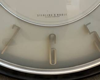 F69 - $40. Sterling & Noble. 28" round Wall Clock.
