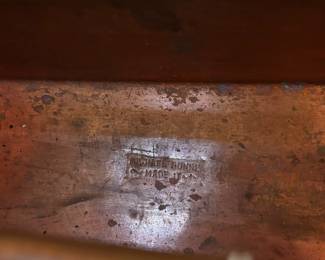 F92 - $125. Michael Bonne 14" Copper Caddy.