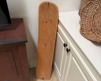 F98 - $45. Primitive Looking Long Wooden Tray.