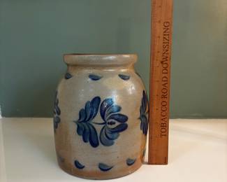 F81 - $25. Stoneware Crock. Signed BBP 1993.