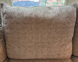 F14 - $350. Upholstered LONG Couch! Measures 101" long x 39" deep x 34".