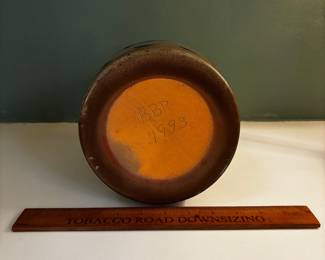 F81 - $25. Stoneware Crock. Signed BBP 1993.