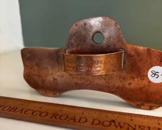 F95 - $85. Michael Bonne Copper Large Truck Cookie Cutter.