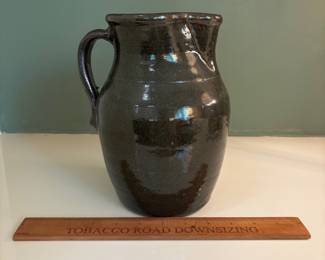 F82 - $20. Harold Hewell 2000. Pottery Pitcher.