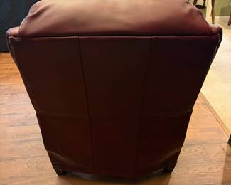 F5 - $250. BarcaLounger Leather Recliner. Measures 32" wide x 37" deep x 41.5" tall. Very Good Condition.
