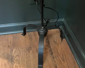 F8 - $60. Wrought Iron Floor lamp. Measures 57.5" tall.