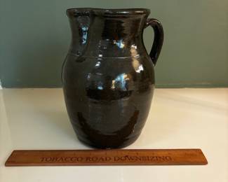 F82 - $20. Harold Hewell 2000. Pottery Pitcher.