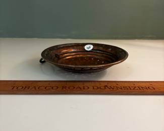 F89 - $30. Small Copper Colandar with hook for hanging.