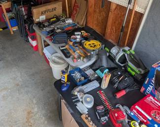Tool Overview - please come to the sale to shop these items!