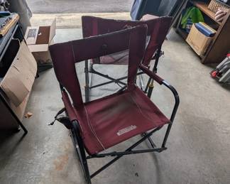 F111 - $15 Each. Folding Rocking Chairs - Have been used outside.