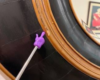 F61 - $50. Oval Wall Mirror. Measures 44" x 36".