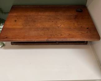 F34 - $50. Antique Writing Desk / Lap Desk.