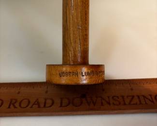 F84 - $30. Lot of 5 Antique Wooden Spools. Some are marked Joseph Lumb & Sons