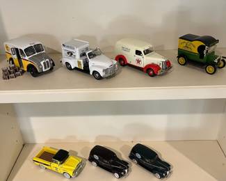 F117 - $70. Mixed Lot of Die Cast 1:24 Model Cars With Product Names. Brands Include: Franklin Mint, Gearbox, Greenlight, Castline and Motormax.