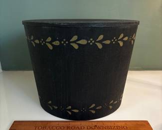 F86 - $35. 3 Piece Set - Faux Primitive Stacking Boxes with lids.