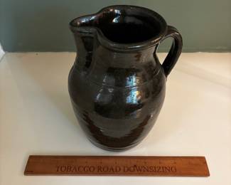 F82 - $20. Harold Hewell 2000. Pottery Pitcher.