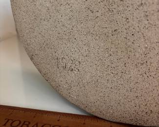 F85 - $30. Vintage Shallow Cake Crock.