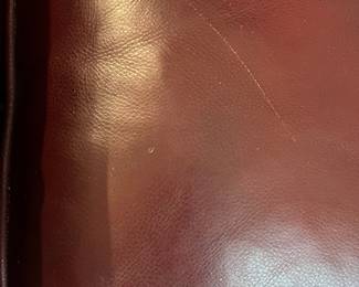 F5 - $250. BarcaLounger Leather Recliner. Measures 32" wide x 37" deep x 41.5" tall. Very Good Condition.