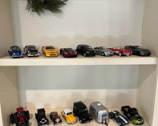 F115 - $80. Mixed Lot of Die Cast 1:24 Cars and Trucks. Brands Include: Burago, Maisto, Welly, Racing Champion, Kinsmart, and Wix.