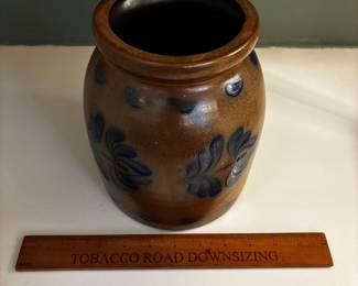 F81 - $25. Stoneware Crock. Signed BBP 1993.