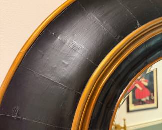 F61 - $50. Oval Wall Mirror. Measures 44" x 36".