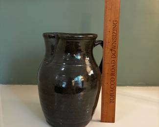 F82 - $20. Harold Hewell 2000. Pottery Pitcher.