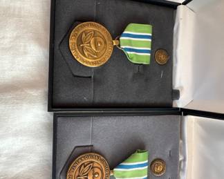 2 epa bronze commendable service medals