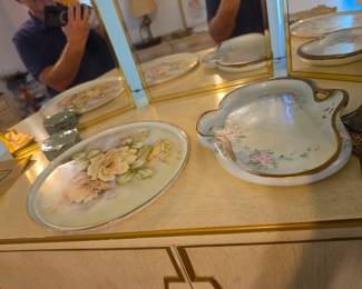 Hand painted plates