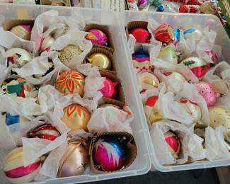 Large vintage ornaments 