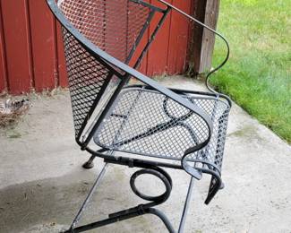 Wrought iron chair