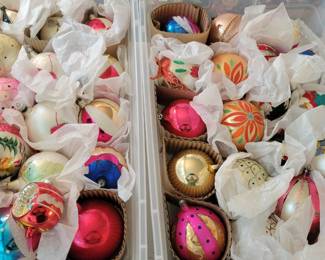 Large vintage ornaments 