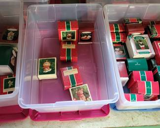 Just a tiny sampling of the Halllmark ornaments 