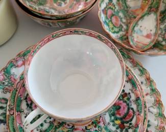 Chinese Rose Medallion dishes